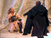 Qui Gon (transplanted to Dragon Adam body) tackles SuperSSAM enable Darth Maul